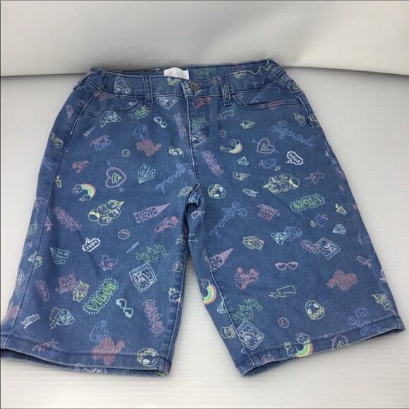 Children’s Place Emoji Stenciled Bermuda Shorts E7 - Picture 1 of 4